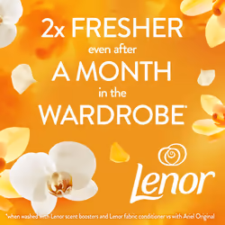 Lenor Laundry Perfume Scent Booster 735g, Gold Orchid, Non-stop Freshness Up To 12 Weeks In Storage