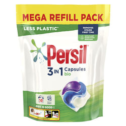 Persil Bio Laundry Washing Capsules brilliant stain removal mega refill pack 1.35 kg (50 washes)
