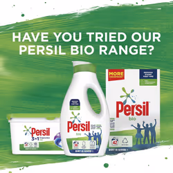 Persil Bio Laundry Washing Capsules brilliant stain removal mega refill pack 1.35 kg (50 washes)