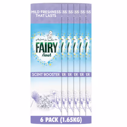 Fairy In-Wash Scent Booster, 6 packs x275g, Silk Tree Blossom & Jasmine, Mild Freshness That Lasts