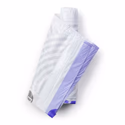 Brabantia 138201 PerfectFit Bin Liners Multipack (Size D/15-20 Litre) Thick Plastic Trash Bags with Tie Tape Drawstring Handles (120 Bags), White
