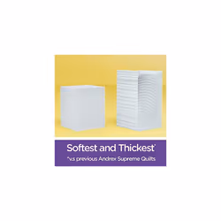 Andrex Ultimate Quilts Toilet Paper 48 Rolls, Air Pocket Technology for Soft, Thick Sheets - Bulk Pack of 48 Quilted Toilet Rolls, FSC Certified