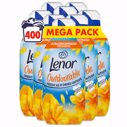 Lenor Outdoorable Fabric Conditioner 400 Washes (8x50), Summer Breeze - Ultra Concentrated Freshness