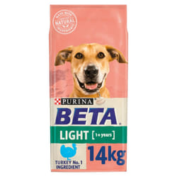 PURINA BETA Adult Light Rich In Turkey 14kg
