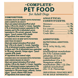 Winalot Sunday Dinner Wet Dog Food Pouches in Gravy 12x100g, Pack of 4
