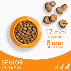 IAMS Complete Dry Dog Food for Senior 7+ Large Breeds with Chicken 3 kg