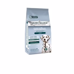Arden Grange Sensitive Adult Dry Dog Food Grain Free with Fresh Ocean White Fish and Potato, 2 kg