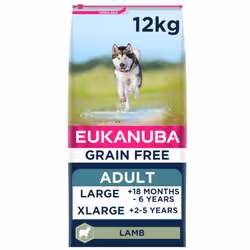 Eukanuba Grain Free Adult Large Dry Dog Food Lamb 12kg