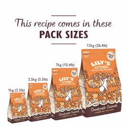 Lily's Kitchen Made with Natural Ingredients Adult Small Breed Dry Dog Food Chicken & Duck Grain-Free Recipe 2.5kg