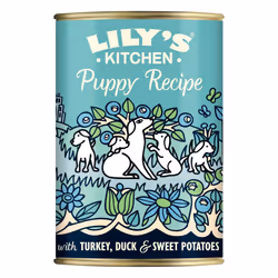 Lily's Kitchen Puppy Recipe With Turkey Wet Dog Food (6 x 400 g)