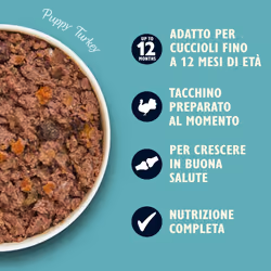 Lily's Kitchen Puppy Recipe With Turkey Wet Dog Food (6 x 400 g)