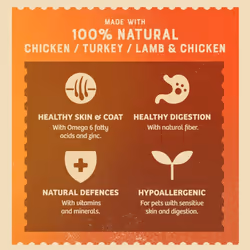 James Wellbeloved Adult Grain Free Turkey, Lamb and Chicken in Loaf 12 Cans, Hypoallergenic Wet Dog Food, Pack of 1 (12 x 400 g)