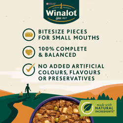 Winalot Meaty Chunks Small Dog Mixed in Gravy Wet Dog Food 40x100g
