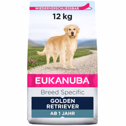 Eukanuba Complete Dry Dog Food for Adult Golden Retriever Breed Types with Fresh Chicken 12 kg