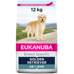 Eukanuba Complete Dry Dog Food for Adult Golden Retriever Breed Types with Fresh Chicken 12 kg