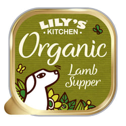 Lily?s Kitchen Made with Natural Ingredients Adult Wet Dog Food Tray Organic Lamb 11 x 150g