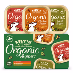 Lily?s Kitchen Made with Natural Ingredients Adult Wet Dog Food Trays Organic Variety Pack 10x150g