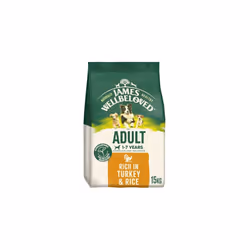 James Wellbeloved Dog Adult Hypoallergenic Dry Food Turkey and Rice 15 kg