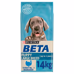 Beta Puppy Large Breed Rich In Turkey, Dry Dog Food 14Kg