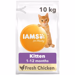IAMS Complete Dry Cat Food for Kittens with Chicken 10 kg