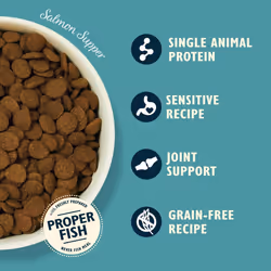 Lily?s Kitchen Made with Natural Ingredients Adult Dry Dog Food Salmon Supper Balanced Nutrition 7kg Bag