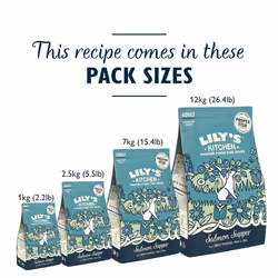 Lily?s Kitchen Made with Natural Ingredients Adult Dry Dog Food Salmon Supper Balanced Nutrition 7kg Bag
