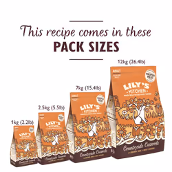 Lily's Kitchen Made with Natural Ingredients Adult Dry Dog Food Chicken & Duck Grain-Free Recipe 7kg Bag