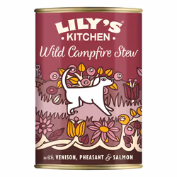 Lily's Kitchen Natural Adult Wet Dog Food Tin Campfire Stew Grain-Free Recipe 6 x 400g