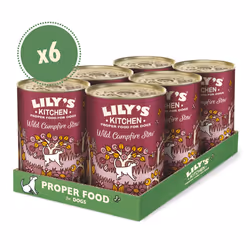 Lily's Kitchen Natural Adult Wet Dog Food Tin Campfire Stew Grain-Free Recipe 6 x 400g