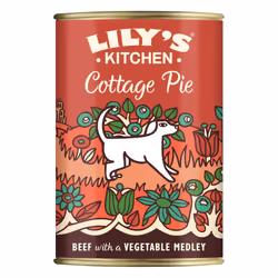 Lily's Kitchen Natural Adult Dog Food Wet Tins - Cottage Pie - Complete Meal Recipes (6 Tins x 400g)