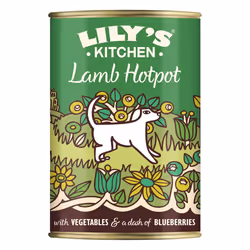 Lily's Kitchen Natural Adult Dog Food Wet Tins - Lamb Hotpot - Complete Meal Recipes (6 Tins x 400g)