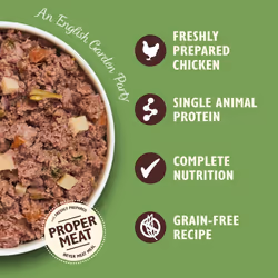 Lily's Kitchen Made with Natural Ingredients Adult Wet Dog Food Tin An English Garden Party 6 x 400g