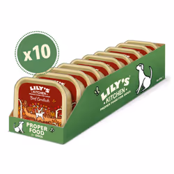 Lily's Kitchen Made with Natural Ingredients Beef Goulash Adult Wet Dog Food 10 x 150g