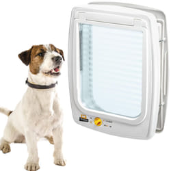 Ferplast Swing 11 Universal Cat Flap for Dogs and Cats - 4 Selectable Closing Modes - Wind-Stopper System - Closing Shock Absorber - Magnetic