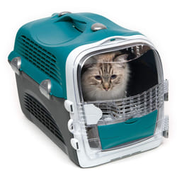 Catit Cabrio Cat Carrier, Turquoise