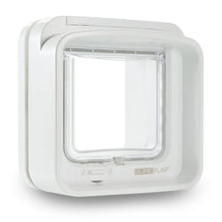SureFlap Sure Petcare DualScan Microchip Cat Flap, RFID Collar Tags and Microchip Compatible, One-Button Control, Install in Doors, Windows and Walls,