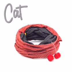 Ancol Red Polka Dot Cat Tunnel