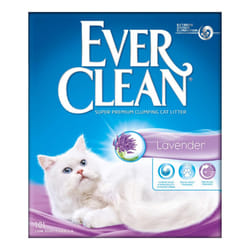 Ever Clean Clumping Cat Litter, Lavender Scented for Long-lasting freshness, Maximum Odour Elimination, 10L