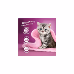 Whiskas Junior Poultry Selection in Jelly 48 x 85 g Pouches, Kitten Cat Food, Pack of 4 (12 x 85 g)