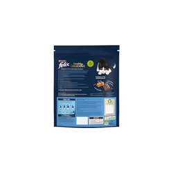 FELIX Doubly Delicious Beef Chicken & Vegetables Dry Cat Food 4x750g