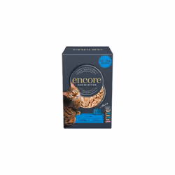 Encore 100 Percent Natural Wet Cat Food, Multipack Fish Selection in Jelly Pouch, 50g (Pack of 40 Pouches)