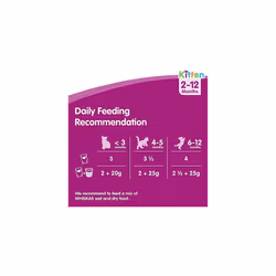 Whiskas 2-12 Months Kitten Pure Delight Wet Cat Food Pouches, Delicious and Tasty Poultry Selection in Jelly, 12 x 85 g