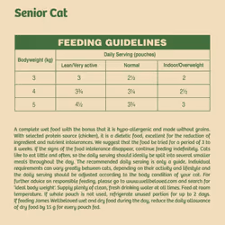 James Wellbeloved Senior Grain-Free Chicken in Jelly 12 Pouches, Hypoallergenic Wet Cat Food, Pack of 1 (12x85 g)