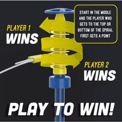 Swingball Pickleball All Surface Portable Pickleball Game Set for Ages 6+, Adjustable Height, Lightweight Paddles, Beginner & Pro Friendly Family Fun