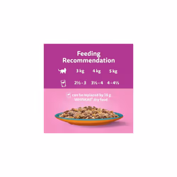 whiskas 1 plus Adult Tasty Duo in Jelly 84 Pouches, Adult Wet Cat Food, Surf and Turf, Megapack (84 x 85 g)