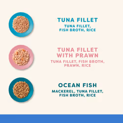 Applaws 100% Natural Wet Cat Food, Multipack Fish Selection in Broth 156 g Tin (Pack of 12)