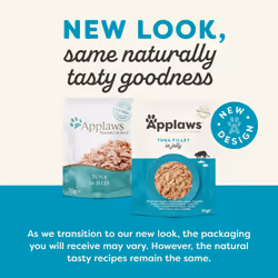 Applaws Natural Wet Cat Food Tuna in Jelly Pouch for Adults Cats 16x 70g Pouches