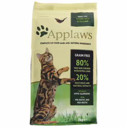 Applaws Natural Complete Dry Food for Adult Cats, Chicken with Lamb Grain Free, 2kg Bag