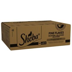 SHEBA - Adult Wet Cat Food Pouches - 72 x 85 g - Poultry - Bulk Cat Food Megapack - 72 Jelly Pouches