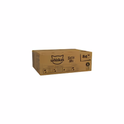 whiskas 1+ Adult Tasty Mix in Gravy 84 Pouches, Adult Wet Cat Food, Country Collection, Megapack (84 x 85 g)